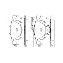 BOSCH 986494795 Fren Sistemleri