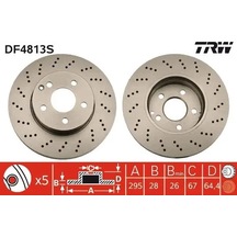 Mercedes C180 W204 Fren Diski On 2008-2013 Trw Df4813s 2adettir