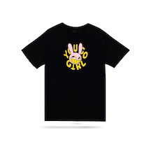 Stoned&Fame The Amazing Digital Circus Baskılı %100 Pamuk Unisex Siyah T-shirt SIYAH