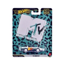 Premium - '84 Chevrolet Corvette - Mtv 1/64 Pop Culture - Jhw93 Açık Bej