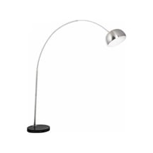 Rys Retro Metal Inox Modern Mafsallı C Kol Köşe Lambası Lambader