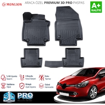 Paspasları, Renault Clio 4 2012-2019 3d Lazer Ölçülü Kokusuz Kaymaz Önvearka