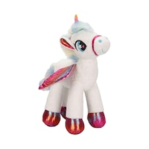 Kanatlı Unicorn Peluş 42 Cm Beyaz