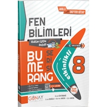 Günay 8. Sınıf Lgs Fen Bilimleri Bumerang Etkinlikli Kitap