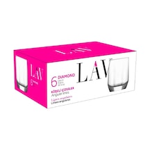 Lav Dia Meşrubat Bardağı 6'lı 310 Cc 3 Adet Çok Renkli