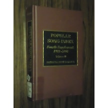 Popular Song Index - Fourth Supplement 1988 - 2002 Vol.2- Cilt