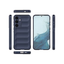 Samsung Galaxy S24 Kılıf Optimum Silikon - Lacivert 0.2M-Çok Renkli