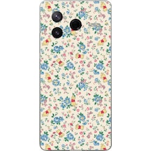 Poco F7 Pro Uyumlu Ayı Winnie Pooh Ve Çiçekler Baskılı Silikon Kılıf Renkli