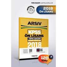 2018 Kpss Ön Lisans Tıpkı Basım Çıkmış Sorular Video Çözümlü