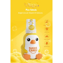 Sugar Candy Muz Kokulu Doğal Vegan Çocuk Köpük El Sabunu Pıngo 350 Ml Paraben İçermeyen Sarı Köpük