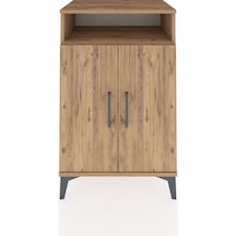 Hyperion Komodin 3 Raflı 2 Kapaklı 60x44x96 Çam-çam Çam
