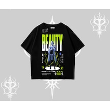 Tarzsokak Oversize Tshirt Anime Unity Neon Detaylı Grafik Baskılı Siyah Tarzsokak Oversize Tshirt Anime Unity Neon Detaylı Grafik Baskılı Siyah