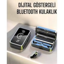 Aynalı Bluetooth Kulaklık Telefon Standlı Dijital Göstergeli - Diğer