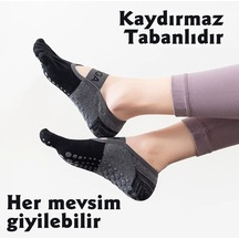 Beş Parmaklı Yoga/Pilates Çorabı (Kaydırmaz)