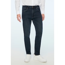 Morven Erkek Lacivert Denim 5 Cep Slim Fit Jean Kot Pantolon 26ms003034200 Lacivert