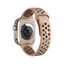 Watch 40mm Kordon Yeni Seri 2023 Krd-02 Uyumlu Strap Kayış Nrtk- Krem