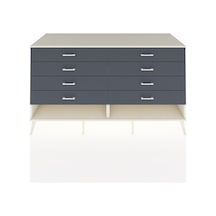 Kronos Konsol 8 Çekmeceli 176x59x99 Aytaşı-aytaşı/antrasit Aytaşı-aytaşı/antrasit