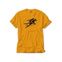 Hayabusa Logo Text Sarı Tişört