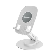360 Dönerli Katlanabilir Masaüstü Telefon Tutucu - Al4155 Beyaz