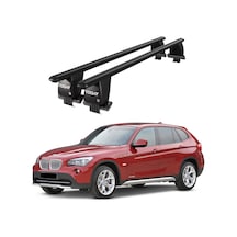 Royal Bmw X1 2009-2012 Uyumlu Siyah Kilitli Ara Atkı Port Bagaj Tavan Barı