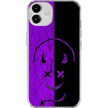 Apple Uyumlu iPhone 12 Şeffaf Kılıf Devil 3 Tasarımlı