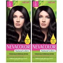 Neva Color Natural Color Saç Boyası 1 Siyah 2'li Set