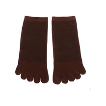 Kahverengi Burun Çorapları Doğa Sporları Nefes Alabilen Düşük Kesim Ayak Bileği