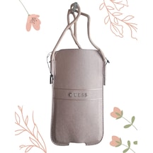 Guess Telefon Çantası Açık Pembe Guess Telefon Çantası Açık Pembe