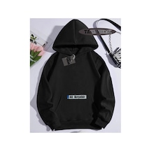 Tarzsokak Kapşonlu Sweatshirt Siyah 40 Kırşehir Özel Tasarım Plaka Detaylı