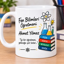 Öğretmenler Günü Ne Özel Kupa Fen Bilimleri Öğretmeninize Anlamlı Hediye Açık Beyaz