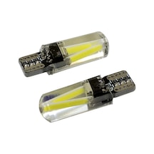 Space Uzun T10 Cob Ledli Canbus'lı Silikon Dekoratif Ampul 12v-3w Beyaz / Laam677