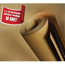 1. Kalite Kraft Kağıt Ambalaj Hediye Çeyiz & Paketleme Kağıdı 70 X 100 Cm 10 Lu Saman Kağıt