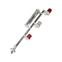 Tekne Bayrak Direği. 3'lü Reflektörlü Bayrak Direği Krom 60 CM