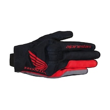 Alpinestars Honda Reef V2 Korumalı Motosiklet Eldiveni Siyah Kırmızı Gri