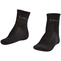 Lescon LA-2181 Siyah Tekli Tenis Çorap Kısa 40-45 Numara