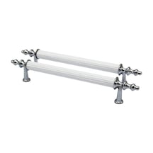 İbico 918 Boru Kulp - Orta 13 Cm Krom Gövde Beyaz Ayak- 10'li Paket