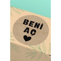 Kraft Beni Aç Sticker 3x3cm St2312 Çok Renkli