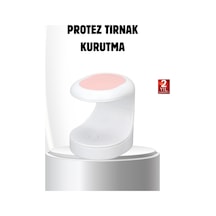 Led Mini Oje Kurutucu Taşınabilir Hızlı Kuruma Cihazı 3 Led Işıklı Çok Renkli
