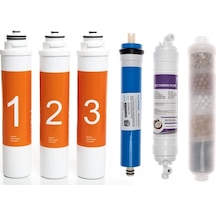 Waterlife Arıtma Uyumlu Tak-Çevir 6'Lı Filtre Seti, 10 Aşamalı
