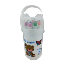 Kraf Kıds Pastel Boya Sılky Crayon 12 Lı Kk500 Çok Renkli
