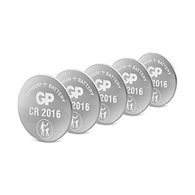Gp Batteries Cr2016 2016 Boy Lityum Düğme Pil, 3 Volt, 5&apos Li Kart