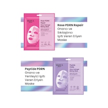Dermal Seoul Face Gül Rose Pdrn Onarıcı Glow Hidrojel Maske Ve Peptid Eriyen Maske