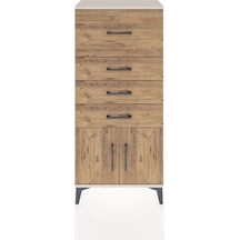 Hyperion Dolap 4 Çekmeceli 2 Kapaklı 60x44x134 Aytaşı-çam Aytaşı