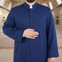 Mansur Namaz Ve İmam Cübbesi Uzun Lacivert Enderun Model Çok Renkli