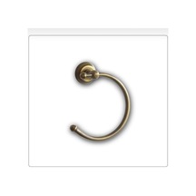 İsaoğlu Yapı Antik Gold Havluluk Mat Gold Banyo Havluluğu Vintage Tasarım Pirinç Malzeme Gold