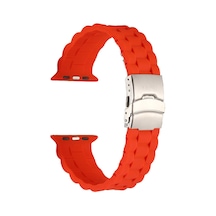 Watch Ultra 49mm Kordon Krd-72 Uyumlu Strap Kayış Ardx- Turuncu