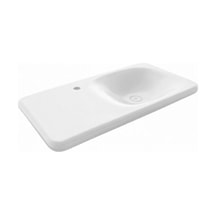 Bocchi Fenice 1165-001-0126 Etajerli Lavabo Parlak Beyaz 90 CM 1466841
