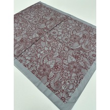 Qashka Soft Pamuklu Şal Etro Desen Lbd1102-42535 Çok Renkli
