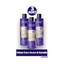Urban Care Biotın & Keratin 5x Daha Güçlü Şampuan 350 M 3 Adet