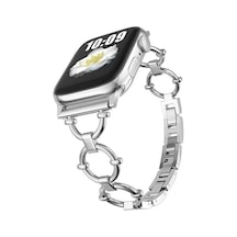 Watch 40mm Uyumlu Krd-56 Metal Zore Kordon-gümüş